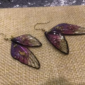 Photo of Acrylic Butterfly 🥰 wing Earrings