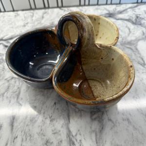 Photo of Glazed Stoneware Sauce Dish w/ Handle