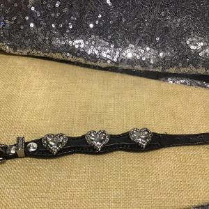 Photo of Leather Style Heart Bracelet