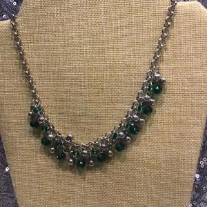 Photo of Green Glass Costume Necklace