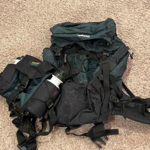 Photo of Compass hiking backpack, Stansport hiking Fanny pack