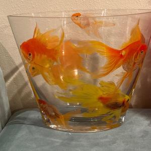 Photo of Glass goldfish vase decorative glass