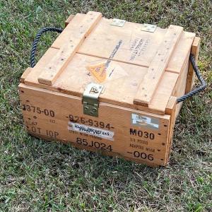 Photo of Solid Wood Explosives Box