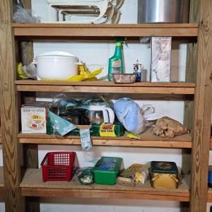 Photo of LOT 6B: Shelf Contents # 2 - Coffee Carafes, Coffee Grinder & More