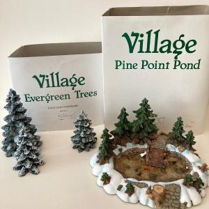 Photo of LOT 366C: Village Accessories - Pine Point Pond and Evergreen Trees (Made for De