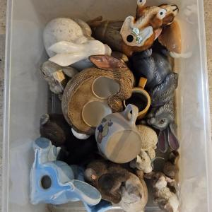 Photo of LOT 4B: Various Ceramic Rabbits & Others