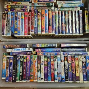 Photo of LOT 12B: Two Bins of Children's VHS Tapes - Kids' Movies, Disney