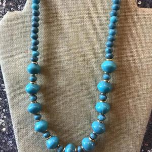 Photo of Vintage Turquoise Color Beaded Necklace