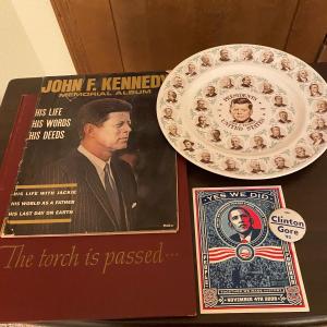 Photo of Democratic Presidential Memorabilia