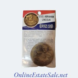 Photo of U.S.S ABRAHAM LINCOLN COIN