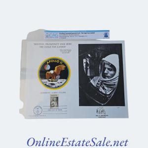 Photo of First Day canceled Souvenir Card Neil Armstrong