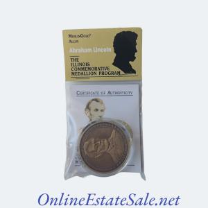 Photo of Merlin Gold Alloy Abraham Lincoln medal