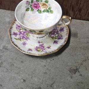 Photo of Tea cup and plate
