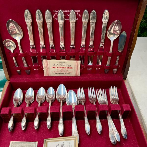 Photo of Silverplated Flatware Service for 12: 