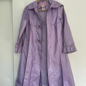Photo of Girls unique coat size 14  Liliac color