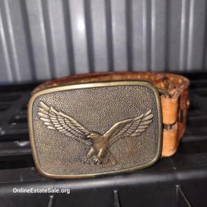 Photo of Bronze eagle belt buckle