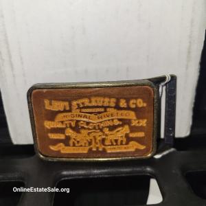 Photo of Levi Leather Printed Belt Buckle