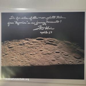 Photo of JOURNEY HOME APOLLO 13 SIGHNED MOON PHOTO