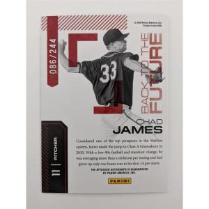 Photo of Chad James Signed Baseball Trading Card - Don Russ Elite #11 2010 - No. 86 of 24