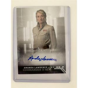 Photo of Amanda Lawrence Signed Star Wars Trading Card