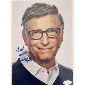 Photo of Bill Gates Signed Photo