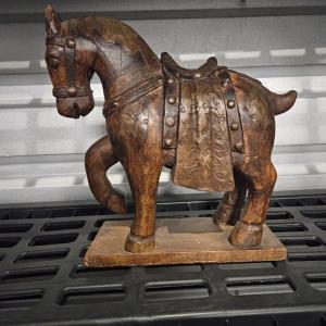 Photo of Wooden Horse Carving