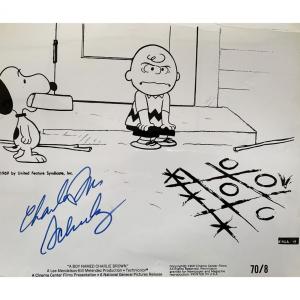 Photo of A Boy Named Charlie Brown Chales M. Schulz signed  photo