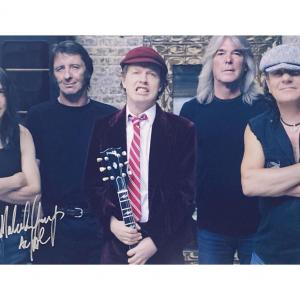 Photo of AC/DC Malcolm Young signed photo