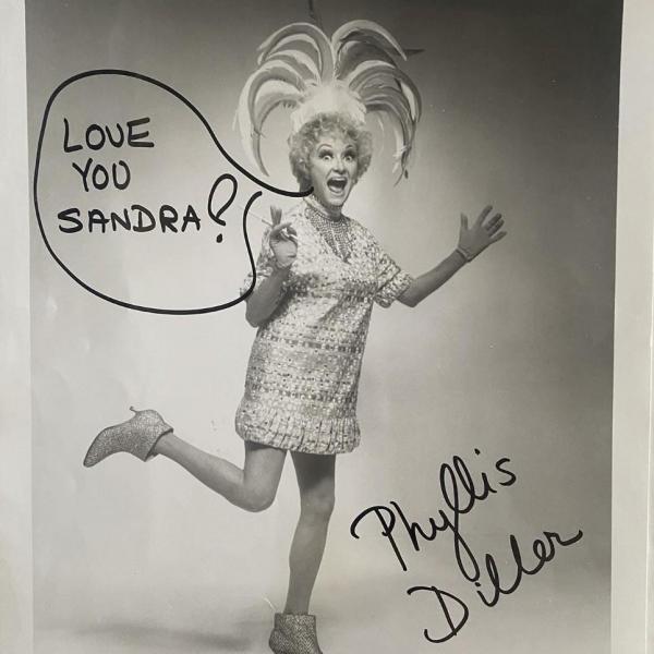 Photo of Phyllis Diller signed photo
