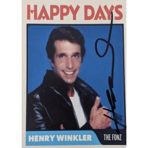 Photo of Henry Winkler/The Fonz Happy Days Trading Card