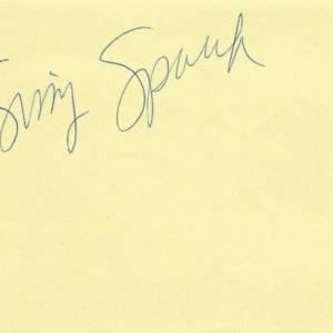 Photo of Sissy Spacek original signature 