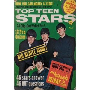Photo of 1964 Beatles TOP TEEN STARS magazine Issue #4