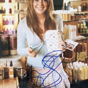 Photo of Mean Girls Lindsay Lohan signed movie photo