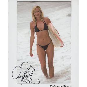Photo of Rebecca Staab signed Miss America contestant photo