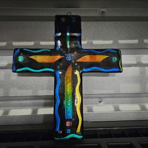 Photo of Painted Cross Wall Art