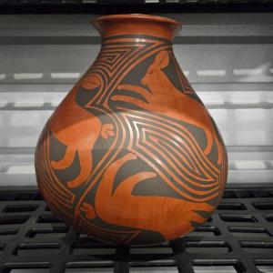 Photo of Gloria Hernandez wooden vase