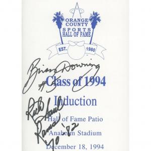 Photo of Orange County Sports Hall of Fame 1994 signed flyer