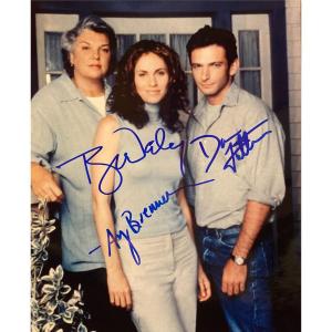 Photo of Judging Amy Amy Brenneman, Tyne Daly, and Dan Futterman signed photo