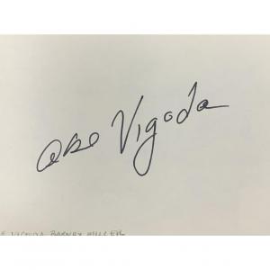 Photo of The Godfathers Abe Vigoda original signature