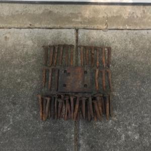 Photo of Railroad Spikes & Tie Plate 