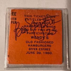Photo of unique  islander ticket  stub 