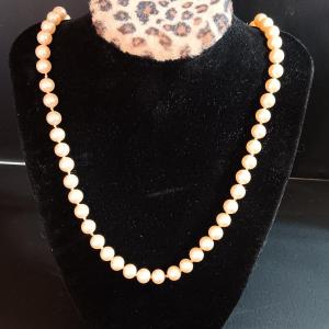 Photo of Vintage Marvella Faux Pearl Knotted Necklace