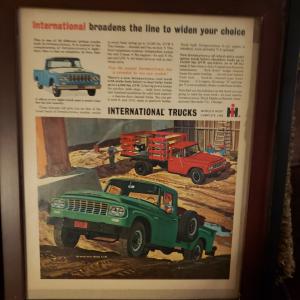 Photo of Vintage International Trucks Ad 1963