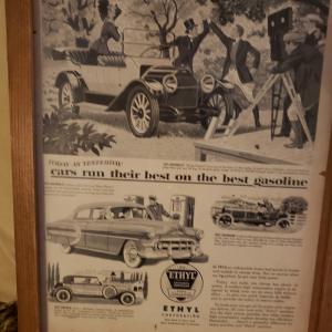 Photo of Vintage ETHYL gasoline ad from 04/06/1953