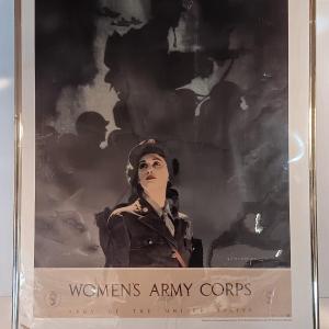 Photo of Women's Army Corps framed poster