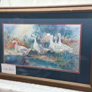 Photo of Jack Deloney Signed Print "Garden Party" Open Edition