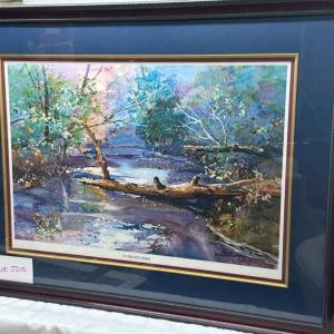 Photo of Jack Deloney Signed and Numbered Print "Claybank Creek" 153/1500