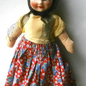 Photo of Vintage Spanish Senorita Cloth Doll
