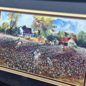 Photo of Jack Deloney Signed and Numbered Print "Heartland Cotton" 1349/2000