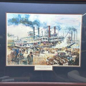Photo of Jack Deloney Signed and Numbered Print "Vicksburg to New Orleans" 485/1250